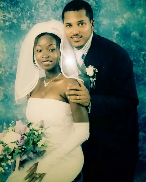 Actor Van Vicker and wife Adjoa mark 13years together with a throwback photo